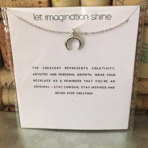 2/$15 Necklaces ☀️ NWT Let Imagination Shine Moon